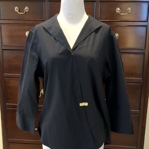 Foxcroft Dark Blue/almost black  Wrinkle-Free Top